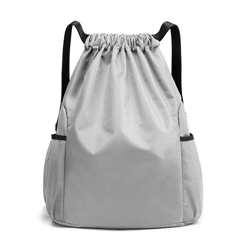 Premium Waterproof Sports Backpack – Grey with Shoe Compartment