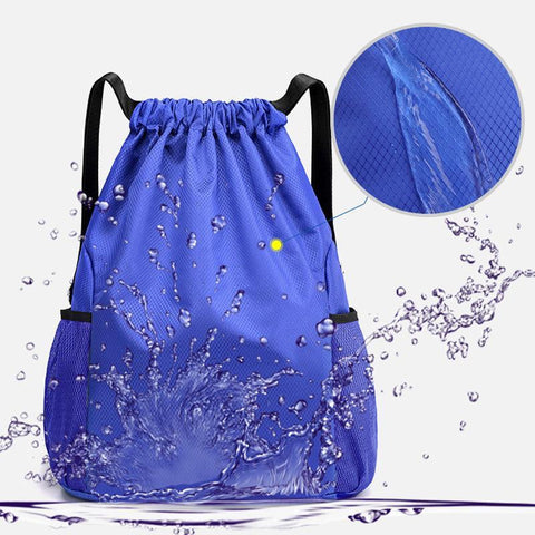 Premium Waterproof Sports Backpack – Navy with Shoe Compartment