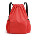 Premium Waterproof Sports Backpack – Red with Shoe Compartment