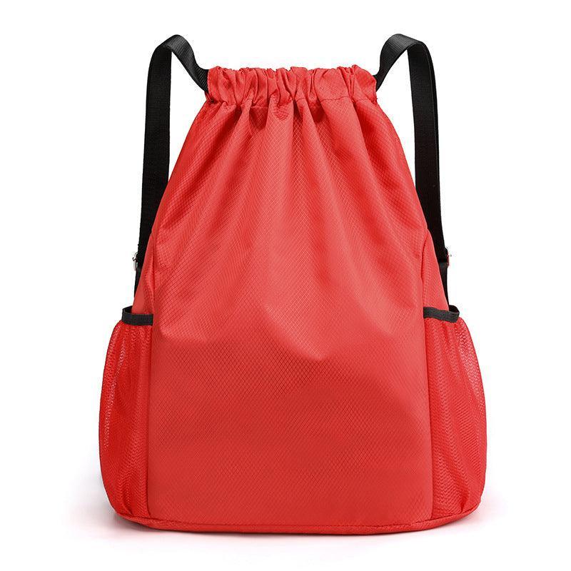 Premium Waterproof Sports Backpack – Red with Shoe Compartment