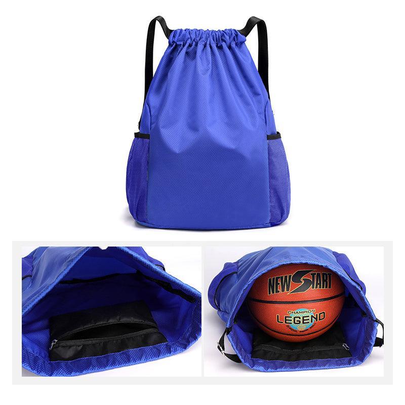 Premium Waterproof Sports Backpack – Royal Blue with Shoe Compartment