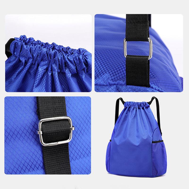 Premium Waterproof Sports Backpack – Royal Blue with Shoe Compartment