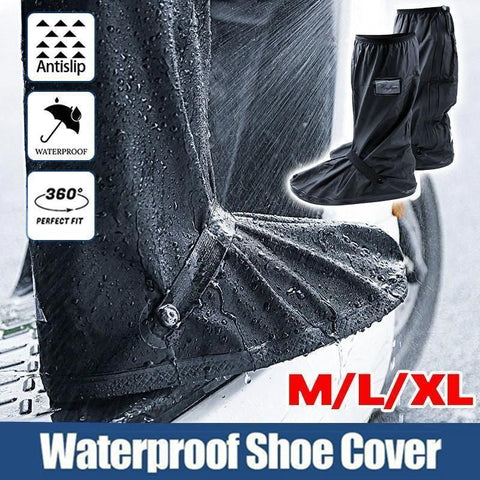 Premium XL Waterproof Reusable Anti Slip Rain Shoe Covers