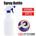 Premium 500ml Trigger Spray Bottles – 3 Pack