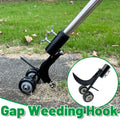 Premium Adjustable Crevice Weed Puller Tool – Black with Roller