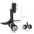 Premium Adjustable Crevice Weed Puller Tool – Black with Roller