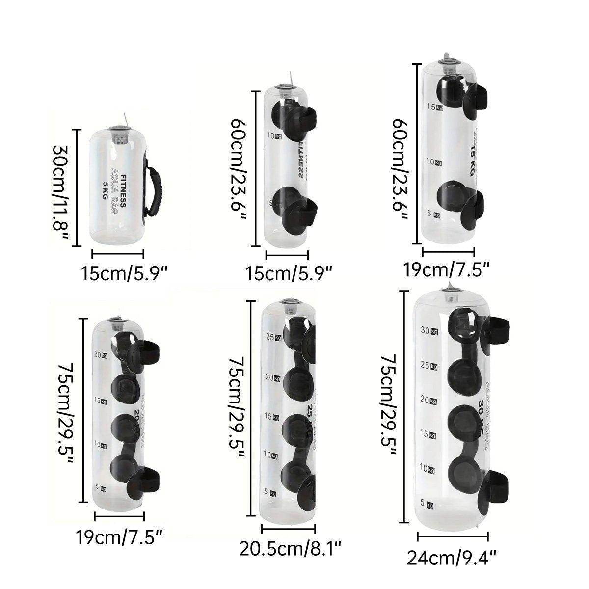 Adjustable Inflatable Water Weight Bag - 20kg for Fitness Training