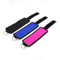 Premium Black Ankle D-Ring Cable Straps Pair for Weight Lifting and Glute Workouts