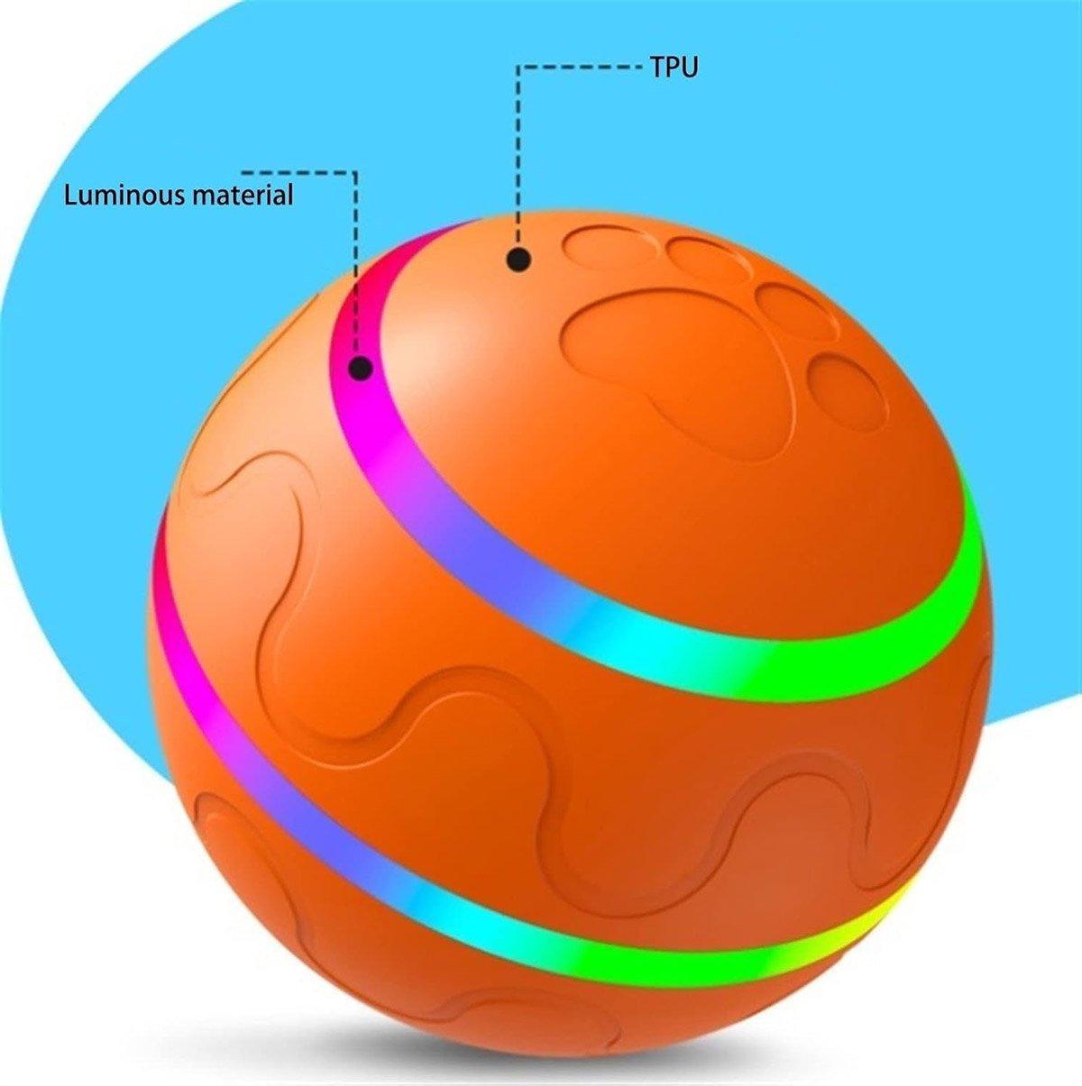 Electric Pet Ball Toy - Remote Control, USB Rechargeable, 8cm, Pink