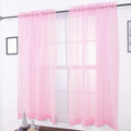 Premium Sheer Voile Curtain Panel – Black 140 x 230cm