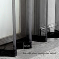 Premium Sheer Voile Curtain Panel – Black 140 x 230cm