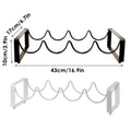 Premium Brown Iron 5 Bottle Wine Rack Freestanding Tabletop Display Stand