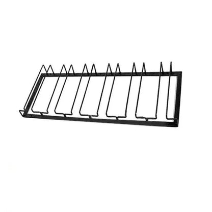 Iron Wine Glass Rack Holder - 6 Slots Hanging Storage for Wine Glasses