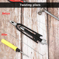 Premium 6 Inch Lock Wire Twisting Pliers with One-Way Mechanism