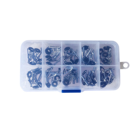 Premium Fishing Rod Guide Tip Repair Kit - 50pcs