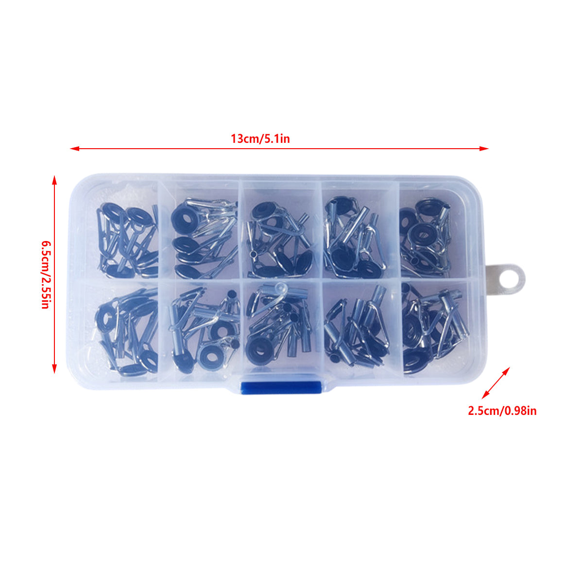 Premium Fishing Rod Guide Tip Repair Kit - 50pcs