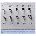 Premium Fishing Rod Guide Tip Repair Kit - 50pcs