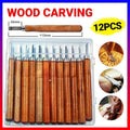 Premium 12 Piece Wood Carving Chisel Set with Protective Covers