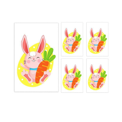 Easter Jumping Sack Race Bags - 5pcs Set for Outdoor Fun