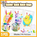 Easter Jumping Sack Race Bags - 5pcs Set for Outdoor Fun - SuperSaverAU - view 1
