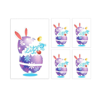 Easter Jumping Sack Race Bags - 5pcs Set for Outdoor Fun