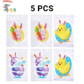 Easter Jumping Sack Race Bags - 5pcs Set for Outdoor Fun - SuperSaverAU - view 5
