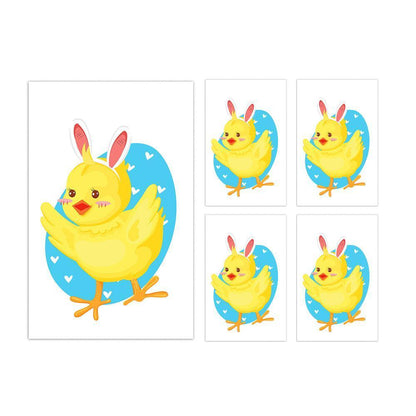 Easter Jumping Sack Race Bags - 5pcs Set for Outdoor Fun