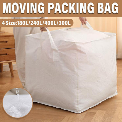 Large Capacity Moving Bag Packing Quilt Storage Luggage Clothing Organizer Tote - 400L