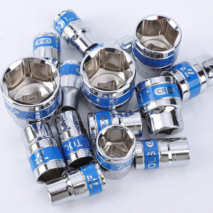 12-Piece Adjustable Wrench Tool Kit for Household Repairs