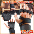 Premium Weight Lifting Gloves with Breathable Back & Silicone Grip Pad - L