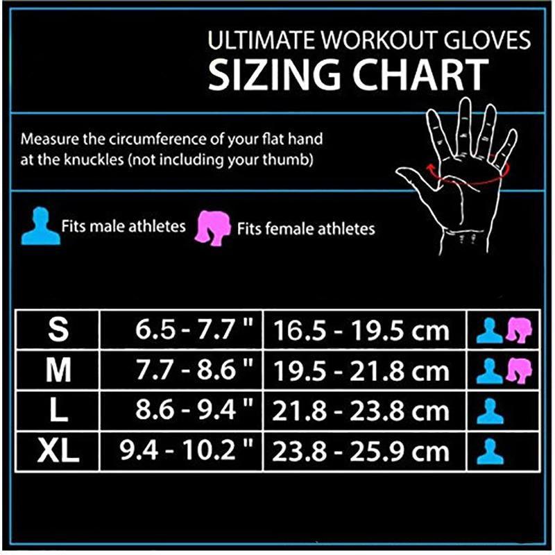 Premium Weight Lifting Gloves with Breathable Back & Silicone Grip Pad - M