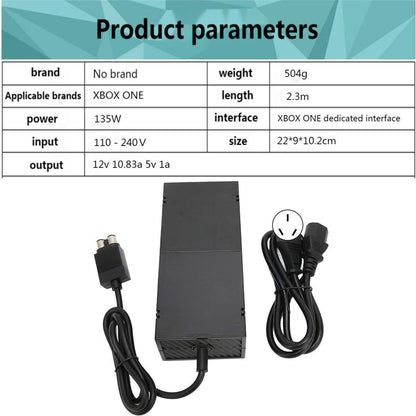 Xbox One Power Adapter - 100-240V Replacement Charger