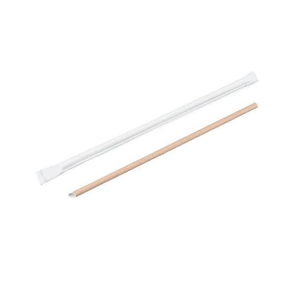 1000-2000pcs Colourful Paper Drinking Straws FOIL Metallic Party - White-6*230mm 2000PCS