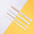 1000-2000pcs Colourful Paper Drinking Straws FOIL Metallic Party - White-12*200mm 1000PCS - SuperSaverAU - view 2