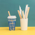 1000-2000pcs Colourful Paper Drinking Straws FOIL Metallic Party - White-12*200mm 1000PCS - SuperSaverAU - view 3