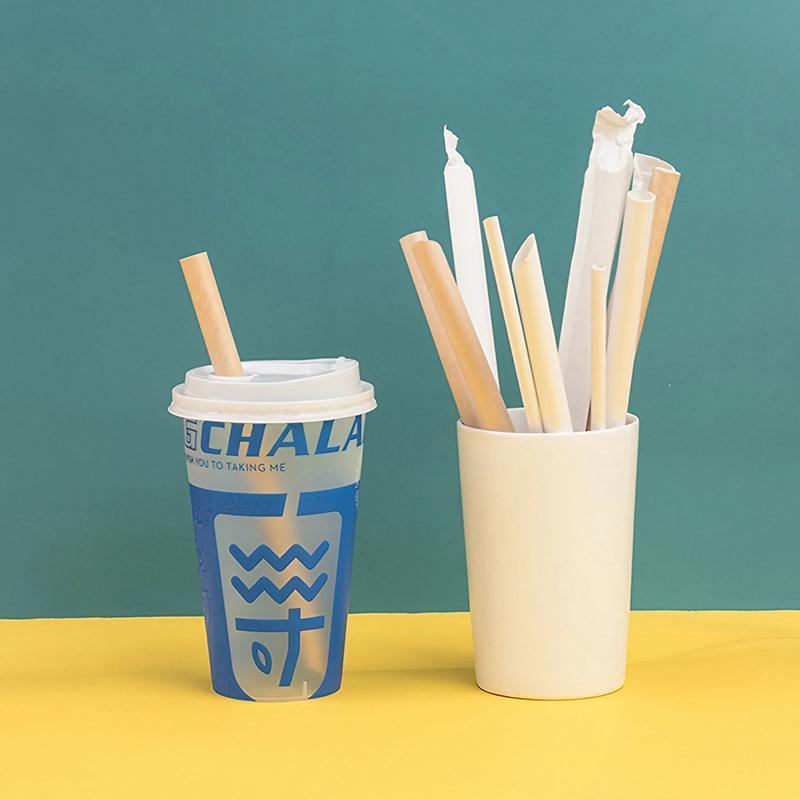 1000-2000pcs Colourful Paper Drinking Straws FOIL Metallic Party - White-12*200mm 1000PCS - SuperSaverAU - view 3