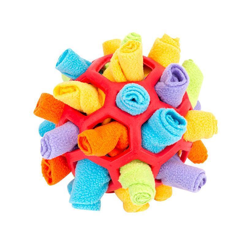 Snuffle Ball Dog Toy - 15cm Interactive Treat Dispensing & Nose Work Training - SuperSaverAU - view 2
