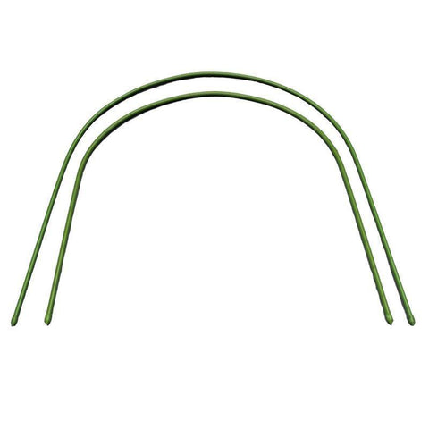 6PCS Greenhouse Plant Hoops, 1.2m Arched, Rust-Resistant Steel for Row Covers - SuperSaverAU - view 1