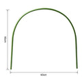 6PCS Greenhouse Plant Hoops, 1.2m Arched, Rust-Resistant Steel for Row Covers - SuperSaverAU - view 2
