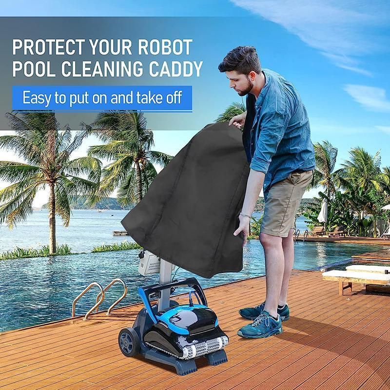 Premium Waterproof Pool Cleaner Cover – 420D Oxford with Storage Bag
