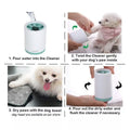 Premium No-Rub Pet Paw Cleaner Cup - Green