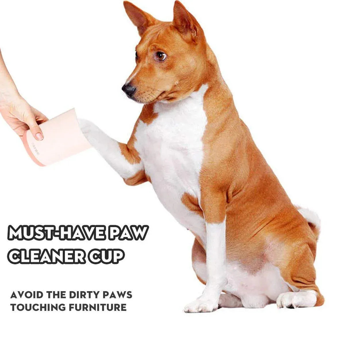 Premium No-Rub Pet Paw Cleaner Cup - Green