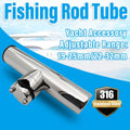 Premium Stainless Steel Fishing Rod Holder - 19-25mm