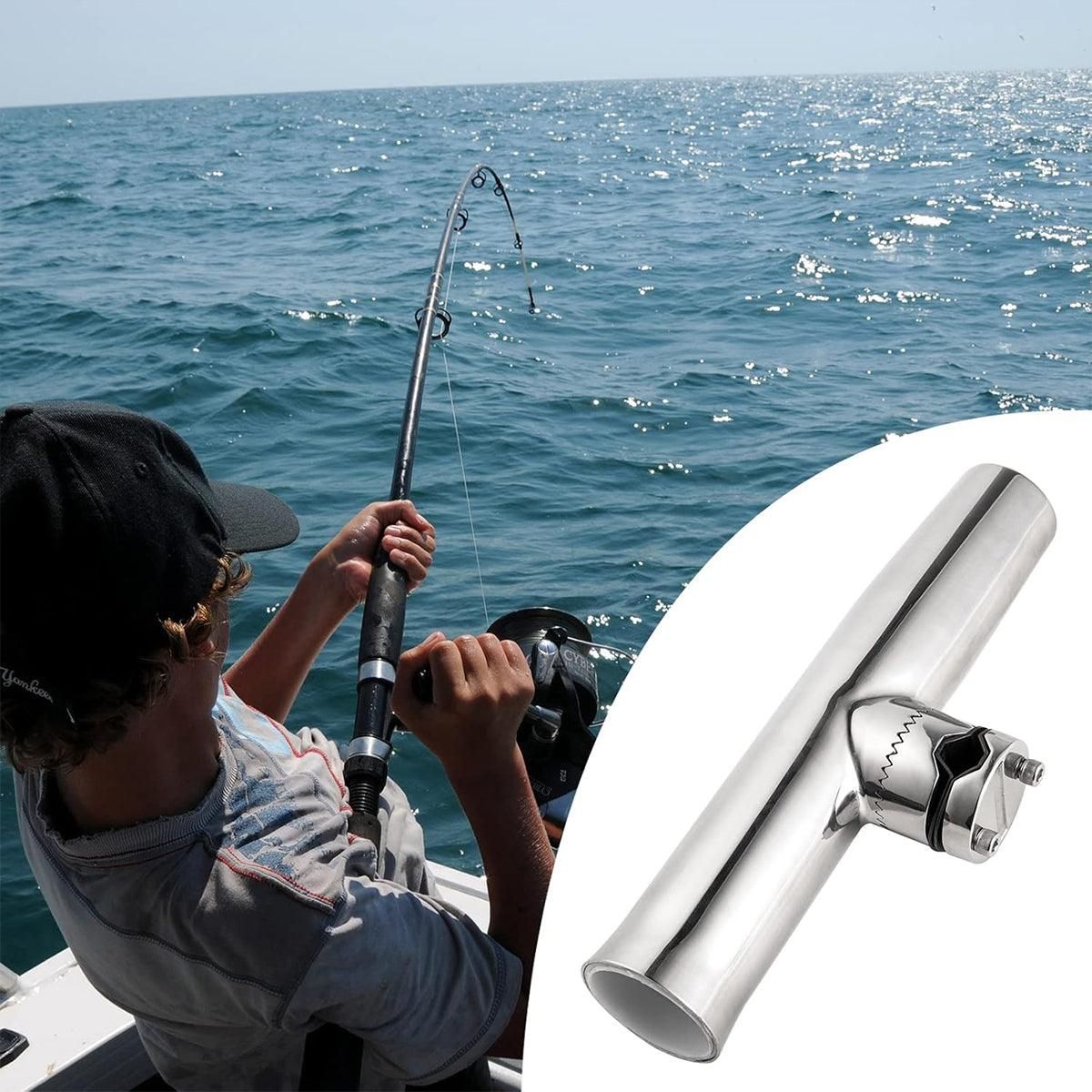 Premium Stainless Steel Fishing Rod Holder - 19-25mm