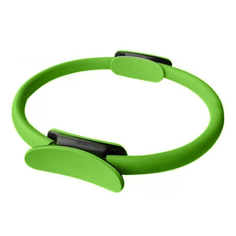 Premium Pilates Yoga Ring with EVA Foam Handles & Moderate Resistance - Grey
