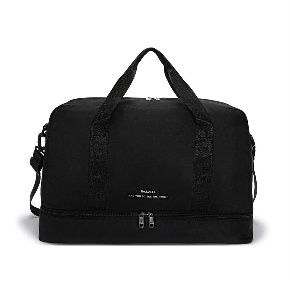 Large Capacity Travel Bag - Waterproof Oxford Fabric, Shoe Compartment, 19.29 x 9.44 x 12.2 inches - SuperSaverAU - view 1