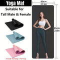Blue Fitness Mat for Yoga, Dance, and Jump Rope - SuperSaverAU - view 1