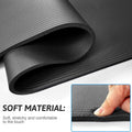 Blue Fitness Mat for Yoga, Dance, and Jump Rope - SuperSaverAU - view 5