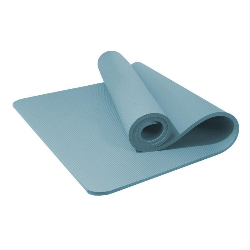 Blue Fitness Mat for Yoga, Dance, and Jump Rope