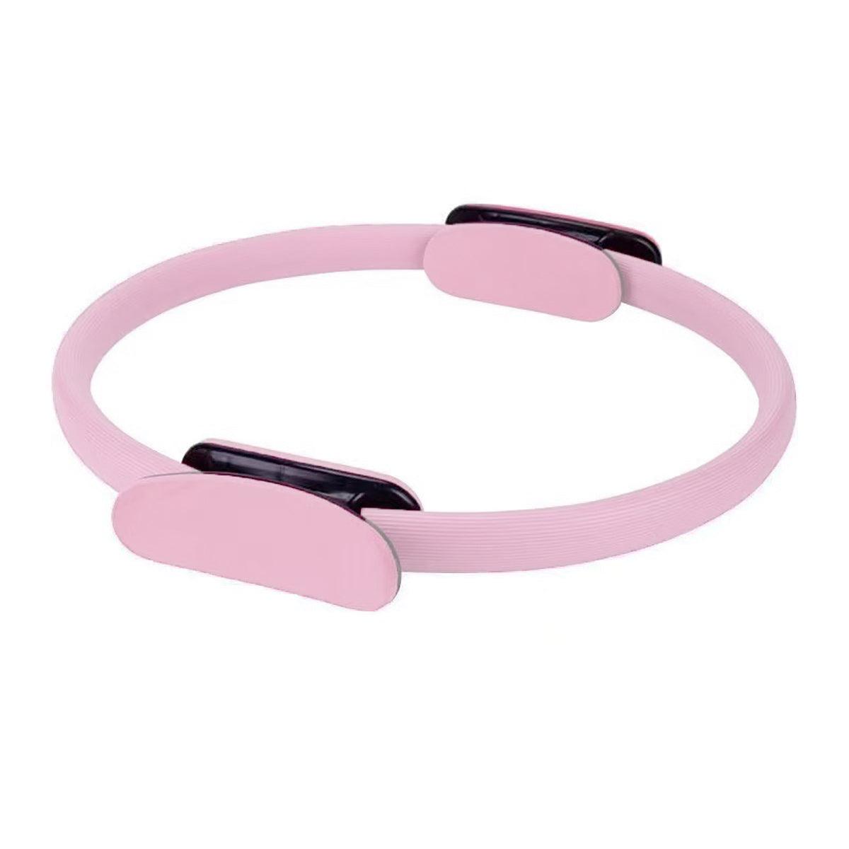 Premium Pilates Yoga Ring with EVA Foam Handles & Moderate Resistance - Black